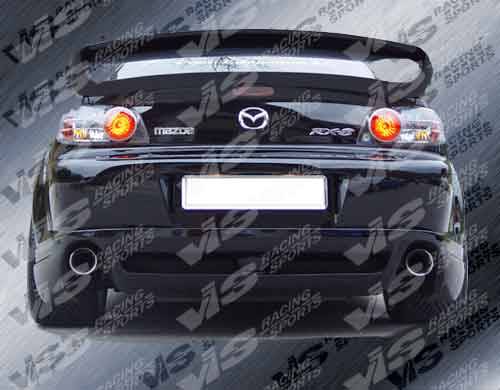 VIS Racing - Mazda RX-8 VIS Racing Razor Rear Lip - 04MZRX82DRAZ-012