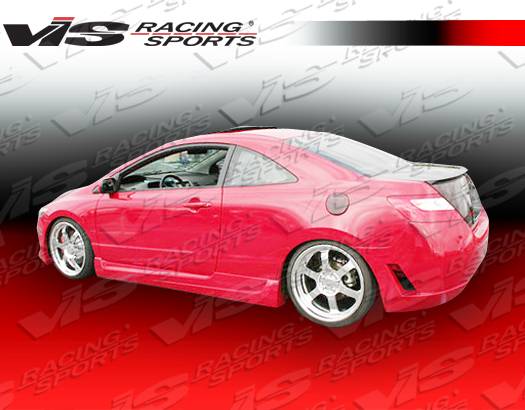 VIS Racing - Honda Civic 2DR VIS Racing Touring Rear Bumper - 06HDCVC2DTOU-002