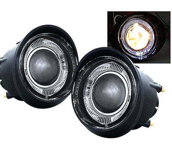 4 Car Option - Nissan Murano 4 Car Option Projector Fog Light Kit - Smoke - LHFP-NA02SM-WJ