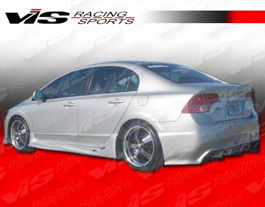VIS Racing - Honda Civic 4DR VIS Racing Alfa Rear Bumper - 06HDCVC4DALF-002