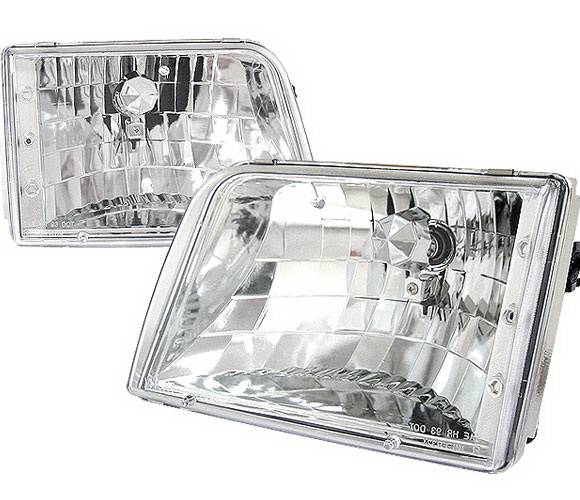 4 Car Option - Ford Ranger 4 Car Option Headlights - Crystal - LH-FR93-KS