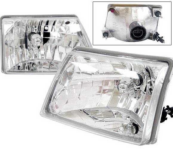4 Car Option - Ford Ranger 4 Car Option Headlights - Crystal - LH-FR98-KS