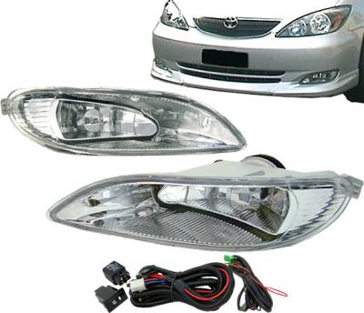 4 Car Option - Toyota Camry 4 Car Option Fog Light Kit - Clear - LHF-TCM01