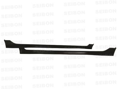 Seibon - Honda Civic 4DR Seibon MG Style Carbon Fiber Side Skirts - SS0607HDCV4DJ-MG