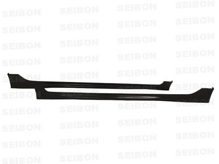 Seibon - Honda Civic Seibon MG Style Carbon Fiber Side Skirts - SS0607HDCV4DJ-MG