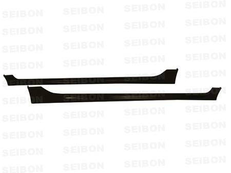 Seibon - Honda Civic 4DR Seibon MG Style Carbon Fiber Side Skirts - SS0607HDCV4D-MG