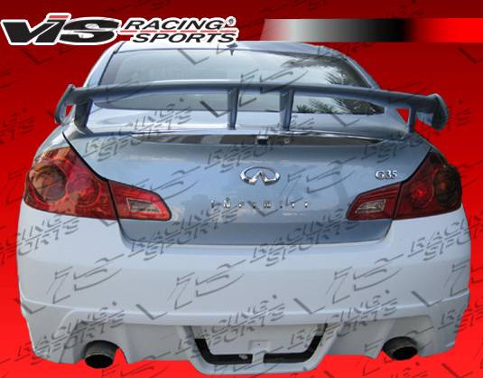 VIS Racing - Infiniti G35 4DR VIS Racing K Speed Rear Bumper - 07ING354DKSP-002