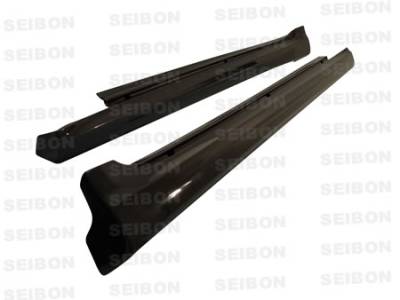 Seibon - Lexus IS Seibon TS Style Carbon Fiber Side Skirts - SS0607LXIS-TS