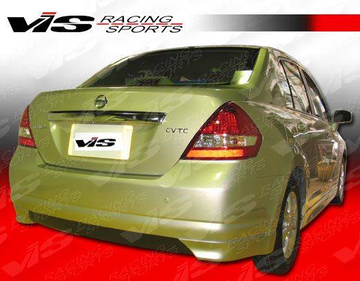 VIS Racing - Nissan Versa VIS Racing V Spec Rear Lip - 07NSVER4DVSC-012