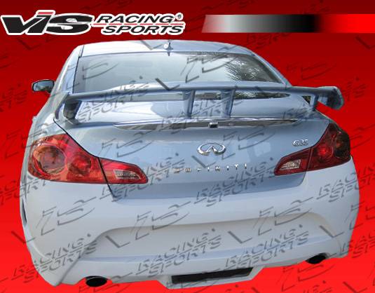 VIS Racing - Infiniti G37 VIS Racing AMS GT Rear Bumper - 09ING374DAMSGT-002
