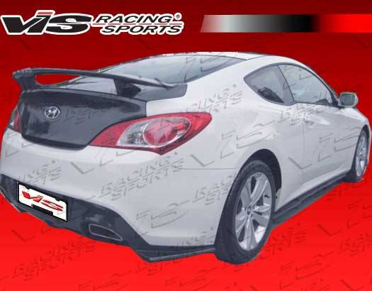 VIS Racing - Hyundai Genesis VIS Racing Pro Line Rear Lip - Carbon Fiber - 10HYGEN2DPL-012C