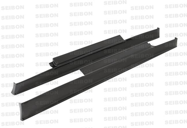 Seibon - Nissan Skyline Seibon SS Style Carbon Fiber Side Skirts - SS0910NSGTR-SS