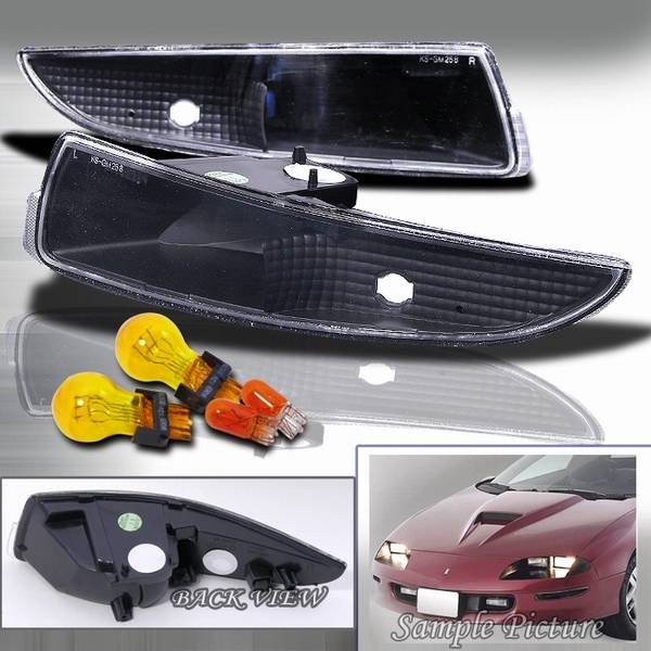 Custom Disco - Chevrolet Camaro Custom Disco Black Bumper Lights - LB-CMR93JM-KS