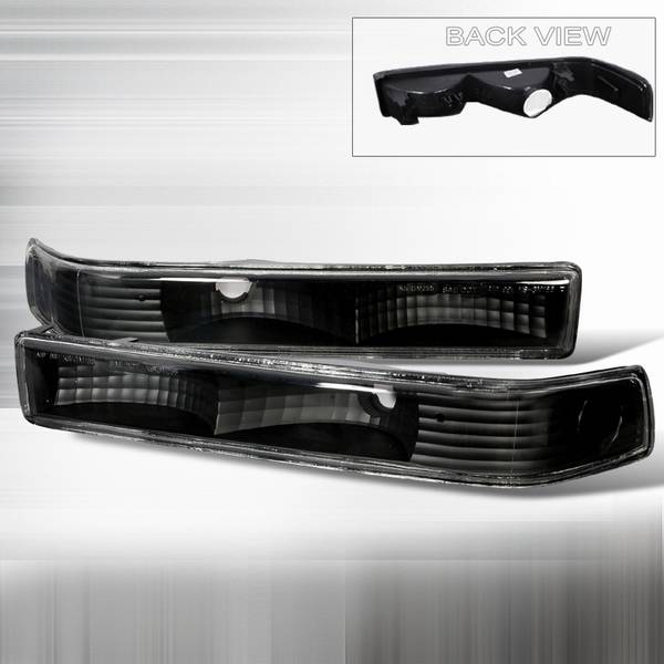 Custom Disco - Chevrolet S10 Custom Disco Black Bumper Lights - LB-S1098JM-KS