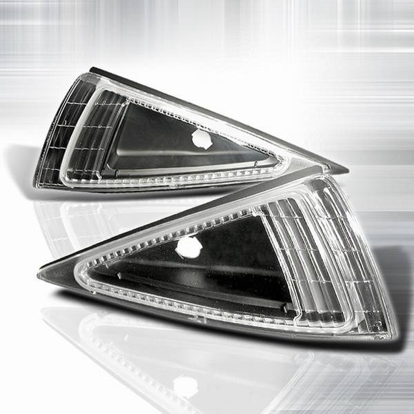 Custom Disco - Chevrolet Cavalier Custom Disco Black Corner Lights - LC-CAV95JM-KS