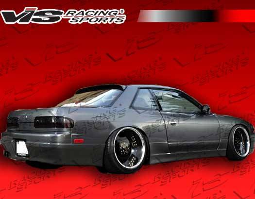 VIS Racing - Nissan S13 VIS Racing Flex Rear Bumper - 89NSS132DFLX-002