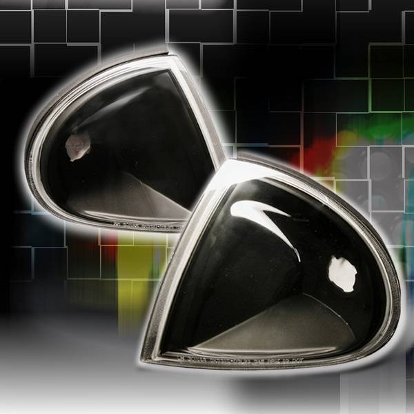 Custom Disco - Honda Del Sol Custom Disco Black Corner Lights - LC-DEL93JM-YD