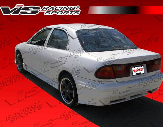 VIS Racing - Mazda Protege VIS Racing Techno R Rear Bumper - 90MZ3234DTNR-002