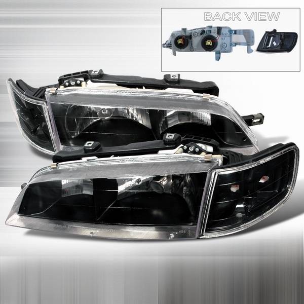 Custom Disco - Honda Accord Custom Disco Black JDM Headlights - LCLH-ACD94JM-APC