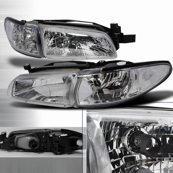 Custom Disco - Pontiac Grand Prix Custom Disco Clear Headlights - LCLH-GPX97-KS