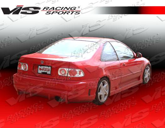 VIS Racing - Honda Civic 2DR & 4DR VIS Racing TSC Rear Bumper - 92HDCVC2DTSC-002