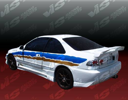 Honda Civic 2DR & 4DR VIS Racing XGT Rear Bumper - 92HDCVC2DXGT-002
