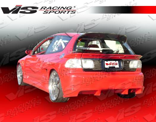 VIS Racing - Honda Civic HB VIS Racing Stalker Rear Bumper - 92HDCVCHBSTK-002