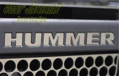 Custom - H3 Bumper Chrome Letters