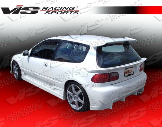 VIS Racing - Honda Civic HB VIS Racing TSC Rear Bumper - 92HDCVCHBTSC-002