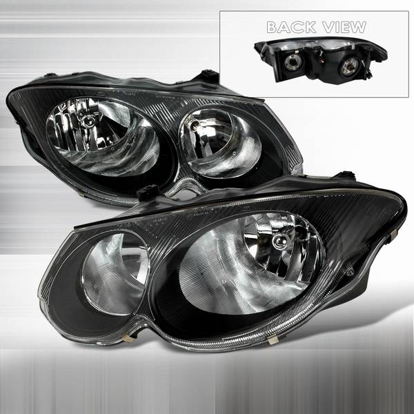 Custom Disco - Chrysler 300 Custom Disco Black Crystal Headlights - LH-300M99JM-KS