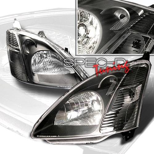 Custom Disco - Honda Civic Custom Disco Black Headlights - LH-CV033JM-KS