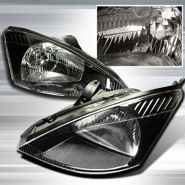 Custom Disco - Ford Focus Custom Disco JDM Black Headlights - LH-FOC00JM-KS