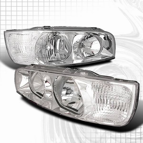 Custom Disco - Hyundai Elantra Custom Disco Chrome Headlights - LH-HTRA01-KS