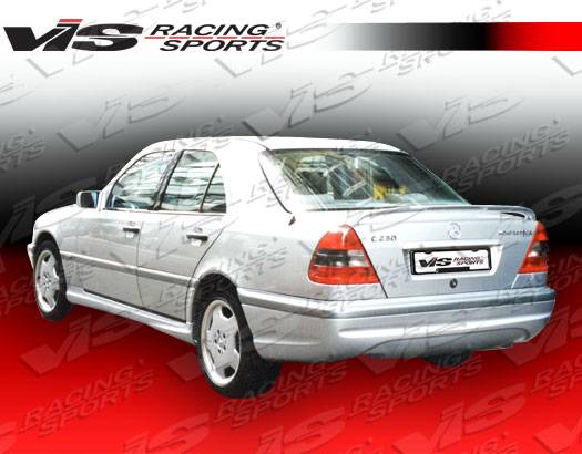 VIS Racing - Mercedes-Benz C Class VIS Racing Euro Tech-2 Rear Bumper - 94MEW2024DET2-002