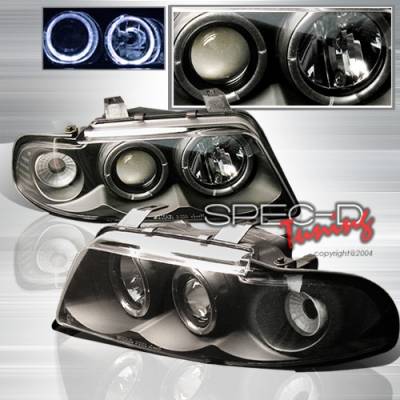 Custom Disco - Audi A4 Custom Disco Black Projector Headlights - LHP-A496JM-YD