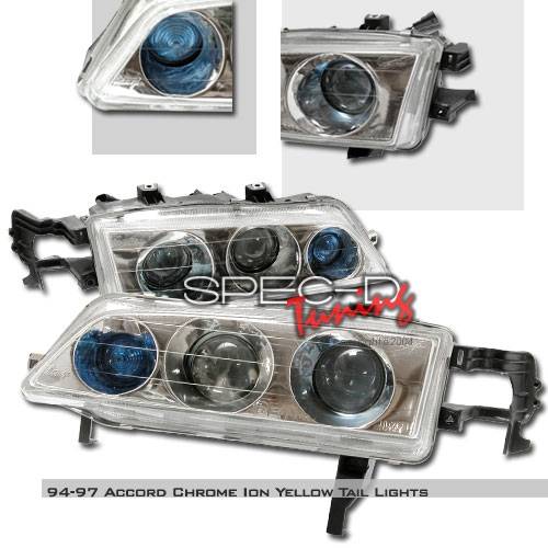Custom Disco - Honda Accord Custom Disco Projector Headlights - LHP-ACD94B3TR