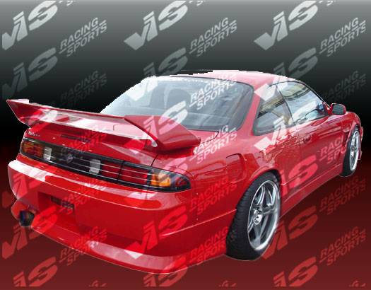VIS Racing - Nissan 240SX VIS Racing V Speed Rear Bumper - 95NS2402DVSP-002