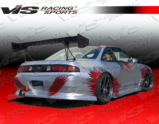 VIS Racing - Nissan 240SX VIS Racing Werk 9 Rear Bumper - 95NS2402DWK9-002
