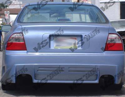 VIS Racing - Honda Accord 2DR & 4DR VIS Racing Cyber Rear Bumper - 96HDACC2DCY-002
