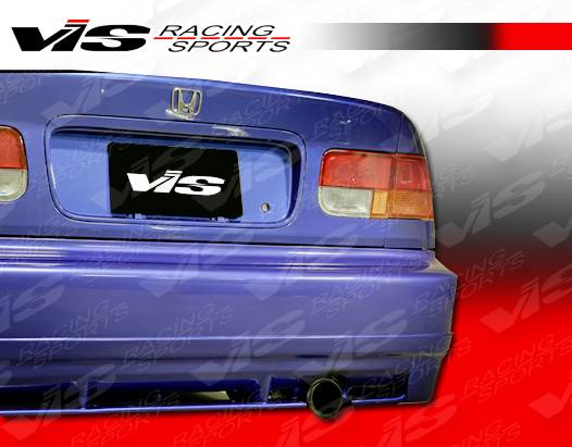 VIS Racing - Honda Civic 2DR & 4DR VIS Racing Techno R Rear Lip - 96HDCVC2DTNR-012