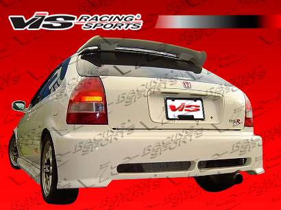 VIS Racing - Honda Civic HB VIS Racing Walker Rear Bumper - 96HDCVCHBWAL-002