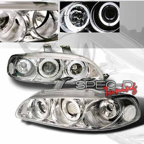Custom Disco - Honda Civic 4DR Custom Disco Clear Projector Headlights - 1PC - LHP-CV92