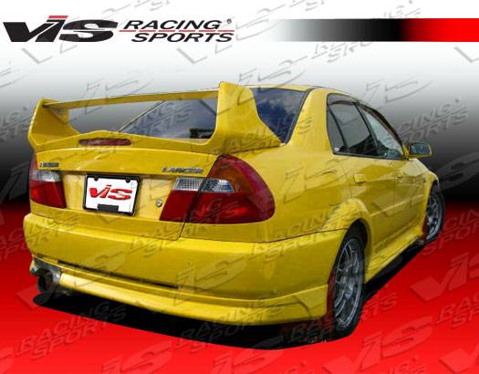 VIS Racing - Mitsubishi Mirage 2DR VIS Racing Evolution-5 Rear Bumper - 97MTMIR2DEVO5-002