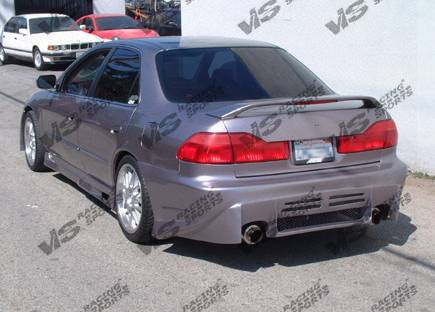 VIS Racing - Honda Accord 4DR VIS Racing Cyber Rear Bumper - 98HDACC4DCY-002