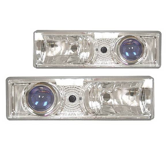 4 Car Option - Chevrolet C10 4 Car Option Projector Headlights - Chrome - LP-GC88CB-YD