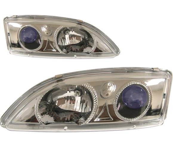 4 Car Option - Chevrolet Cavalier 4 Car Option Projector Headlights - Black - LP-GCA95BB-KS