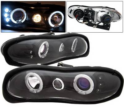 4 Car Option - Chevrolet Camaro 4 Car Option Halo Projector Headlights - Black - LP-GCC98BC-5
