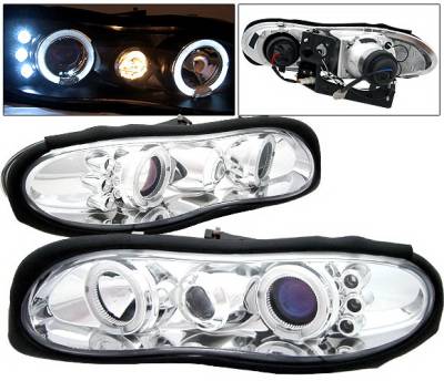 4 Car Option - Chevrolet Camaro 4 Car Option Halo Projector Headlights - Chrome - LP-GCC98CC-5