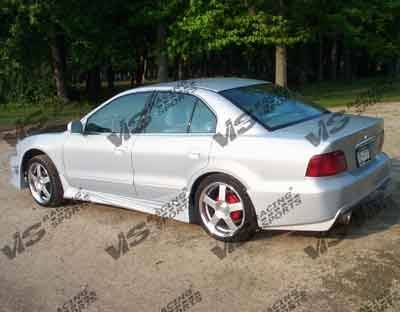 VIS Racing - Mitsubishi Galant VIS Racing Cyber-2 Rear Bumper - 99MTGAL4DCY2-002