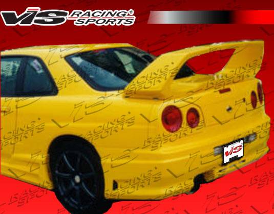 VIS Racing. - Nissan Skyline VIS Racing Tracer Rear Bumper - 99NSR34GTRTRA-002